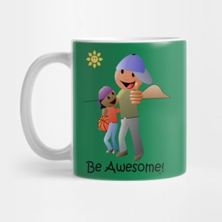 Be Awesome Cartoon Mug